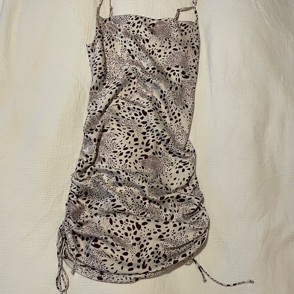 Aritzia Ruched Slip Dress - Picture 2 of 4